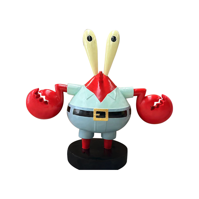 Mr. Krabs Statue Collectible SpongeBob Figurine for Fans & Home Decor