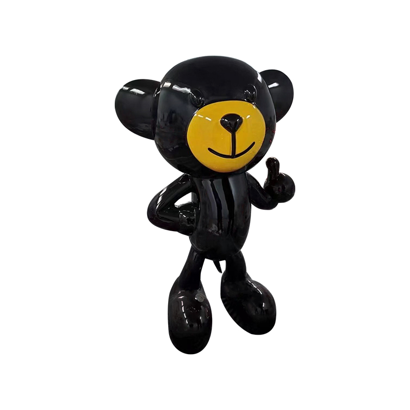 Creative Monkey Sculpture: Handgjord konstnärlig staty för modern heminredning Creative Monkey Sculpture: Handgjord konstnärlig staty för modern heminredning